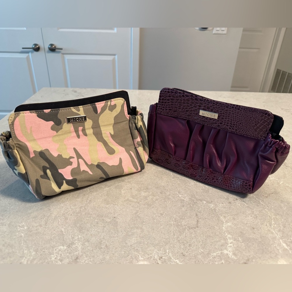 Miche Petite Shells Devyn (Camo) & Nikki (Wine) EUC